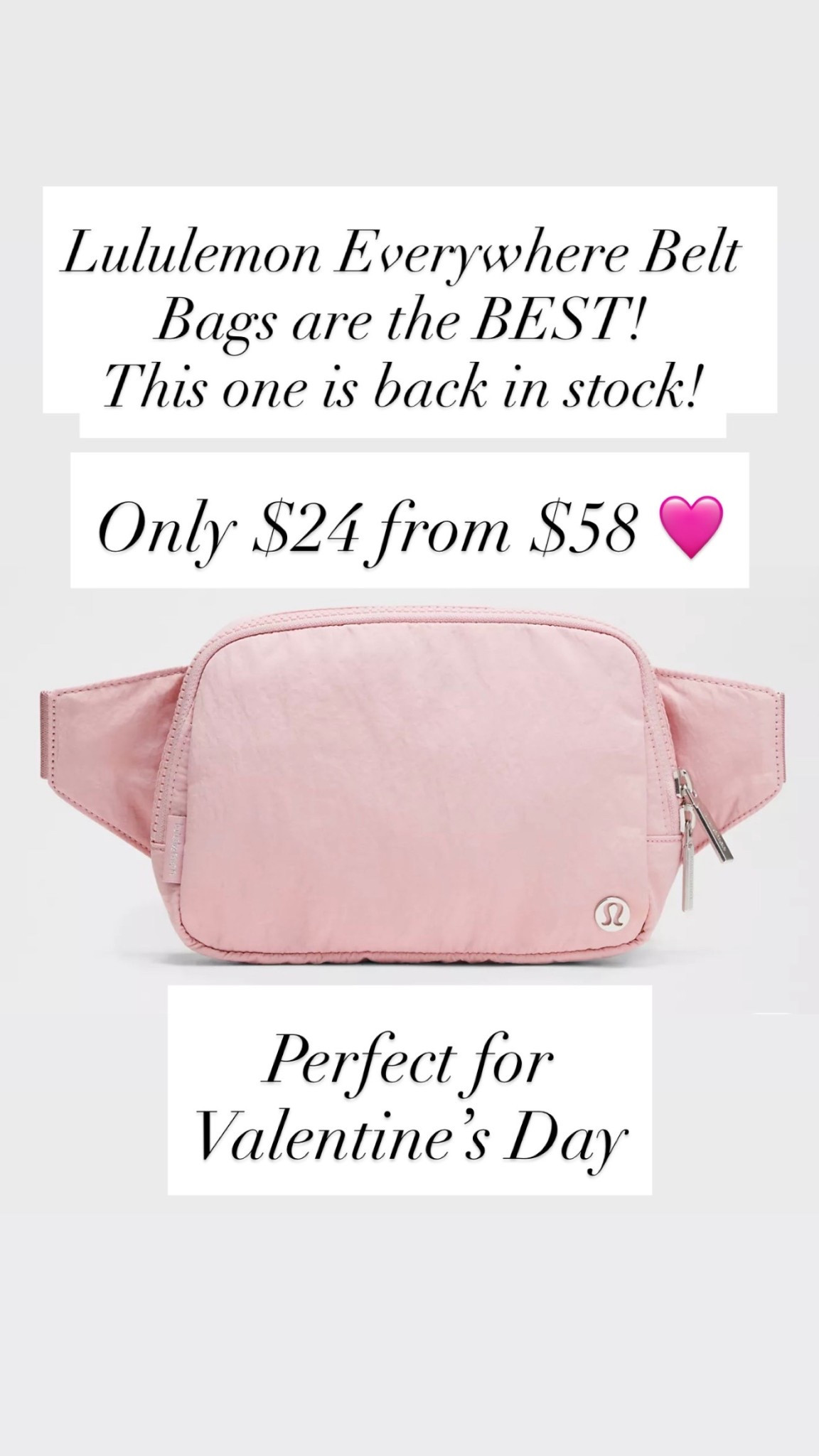 Lululemon Everywhere Belt Bag Large are $24 from $48

#LTKSaleAlert