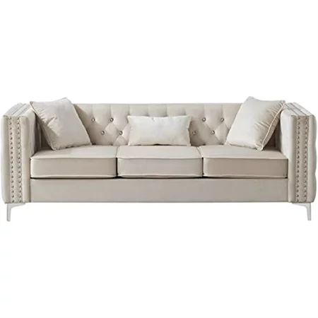 Glory Furniture Paige G827A-S Sofa IVORY | Walmart (US)