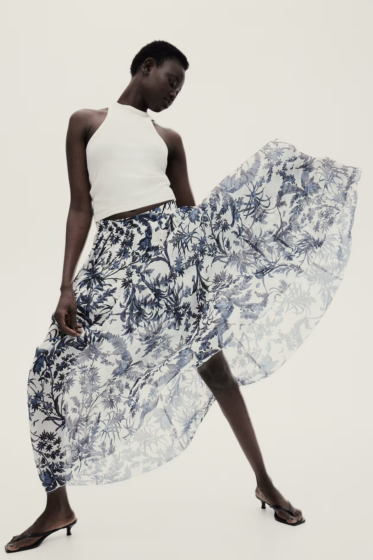 Chiffon Maxi Skirt | H&M (US + CA)