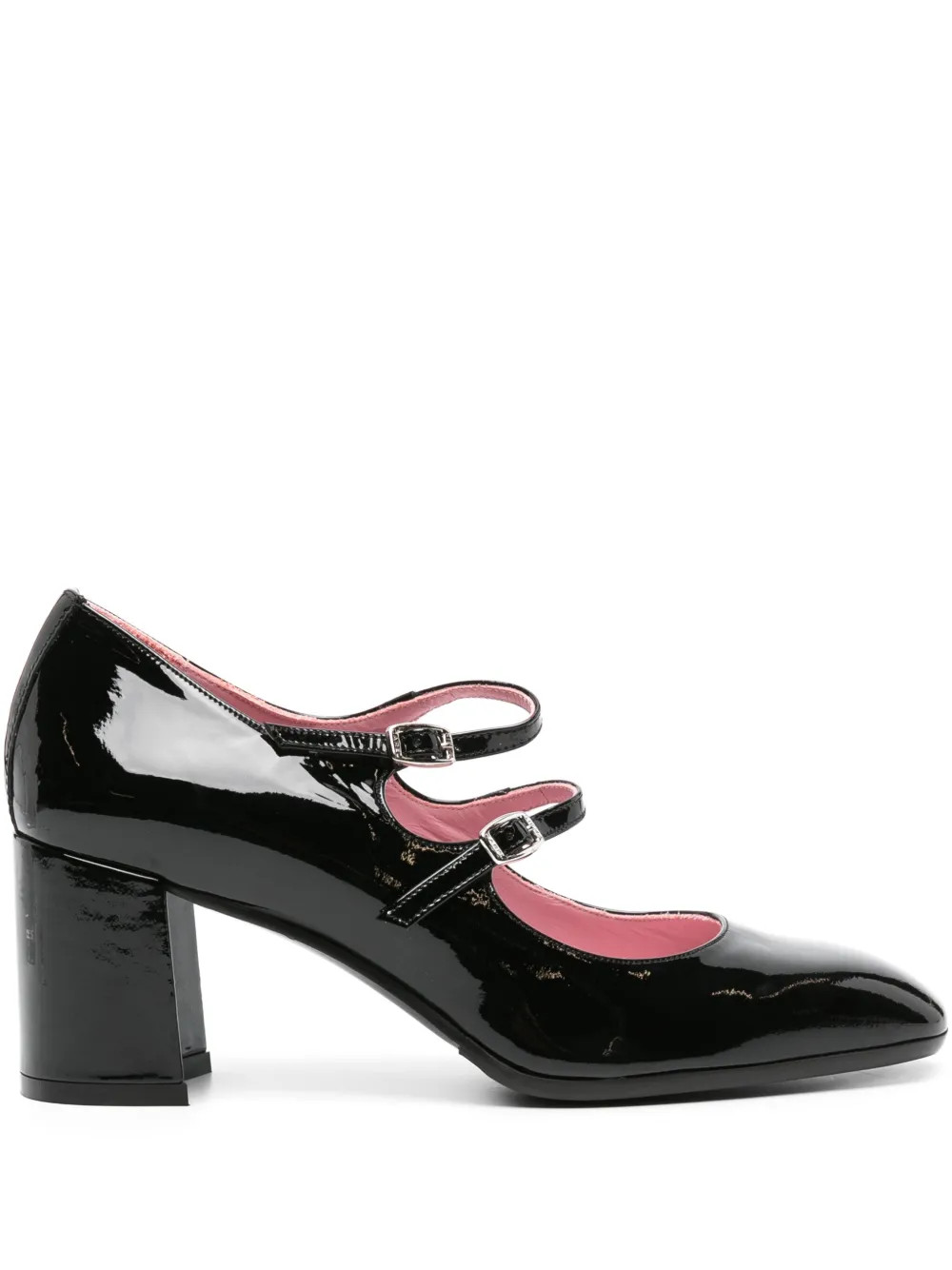 Carel Paris  patent-leather Mary Jane Pumps | Black | FARFETCH SI | Farfetch Global