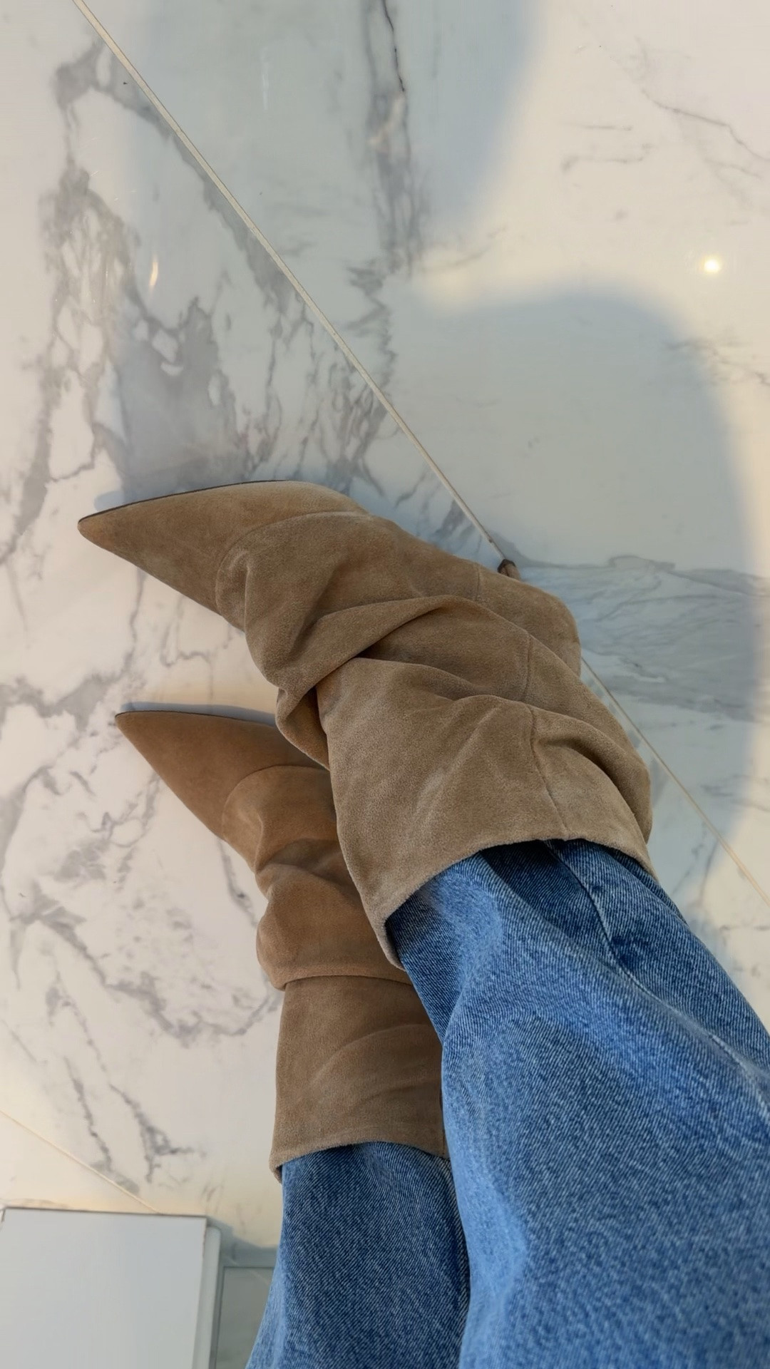 Slouchy booties are so on trend for fall winter styling 🔥🔥🔥 these are giving total Isabel marant vibes for a fraction of the price!