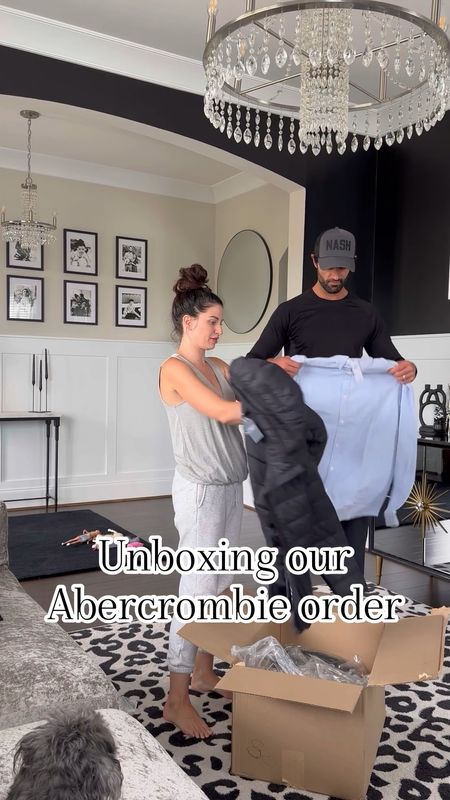 Unboxing our newest @abercrombie order! They have sooo many good styles you need in your Fall wardrobe! 20% off almost everything is happening now. 🍂🍁

I personally snagged lots of basics, a jacket, leather puffer vest, the must have denim skirt of the season, and a super soft black cashmere sweater! 

Finding clothes for Brian is not always easy with his height. AF carry’s a wide variety of styles in long & never disappoints. I was most excited about his new brown plaid jacket. He was super stoked for new work shirts & Formula 1 tees! 

Shop Abercrombie for the entire family. Won’t be long until Meadow can rock @abercrombiekids. I will link everything we got! 

#abercrombiepartner #fallfashion #fallintostyle #abercrombie #giftedaf #familyfashion #workwear #casualstyle #mensfashion #menstyle #womensfashion #petite #tallmenfashion #petitestyle 

#LTKmens