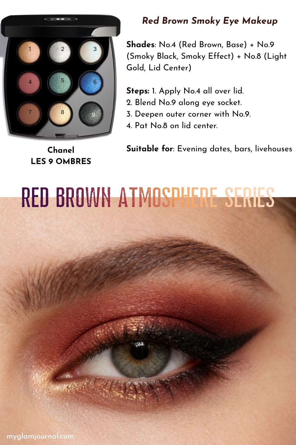 Chanel LES 9 OMBRES Tutorial | Rose Brown Smoky Eye Makeup

#LTKBeauty