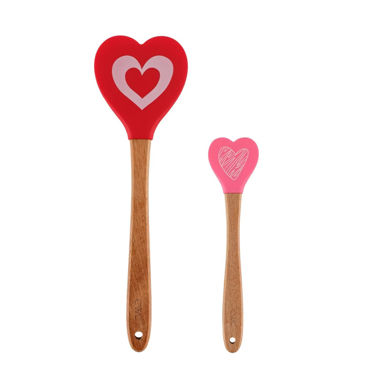 Cook With Color 2pc Heart Spatula and Mini Spatula | Target
