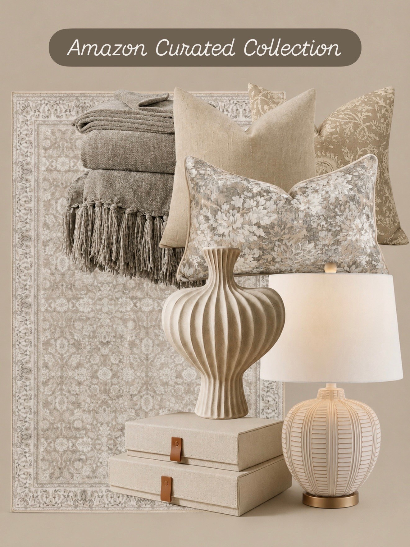 Neutral Amazon Home Finds You’ll Want in Every Room

Follow @farmtotablecreations on Instagram for more elevated home finds and styling inspiration.

Soft layered neutrals, timeless textures, and cozy details that make your home feel warm and collected. From the gorgeous patterned rug to the sculptural vase and beautiful pillows, these Amazon finds create such an elevated designer-inspired look without the designer price tag.

#amazonhome #homedecor #neutralhome #throwpillows #area rugs #tablelamp #cozyhome #livingroomdecor #amazonfinds

#LTKHome #LTKSaleAlert