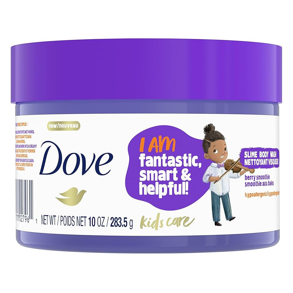 Dove Kids Care Slime Body Wash For Kids Berry Smoothie Hypoallergenic Skin Care 10 oz | Amazon (US)