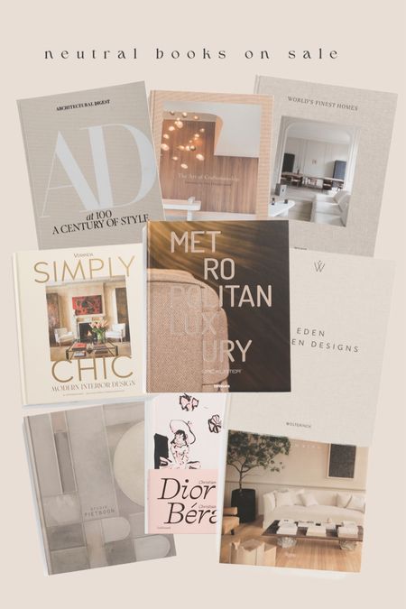 neutral and modern coffee table home decor books on SALE

I have several of these myself 

#LTKhome #LTKsalealert #LTKstyletip