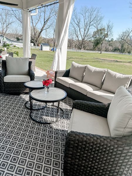 Walmart sale alert! We love this patio set and it comes with a cover for winter as well! Over  $100 off right now! 

#LTKsalealert #LTKSeasonal #LTKhome