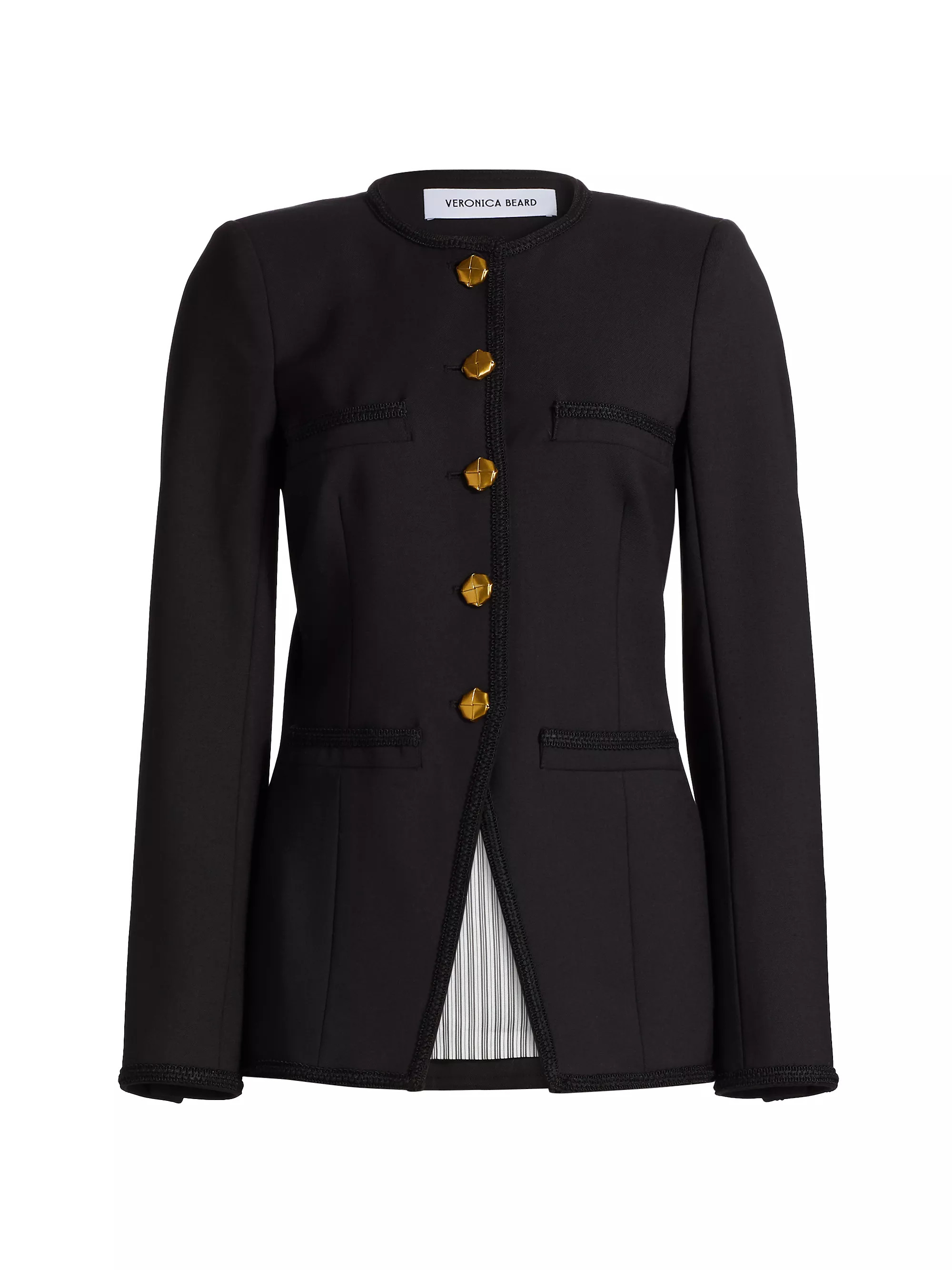 Alessia Braided Single-Breasted Jacket | Saks Fifth Avenue