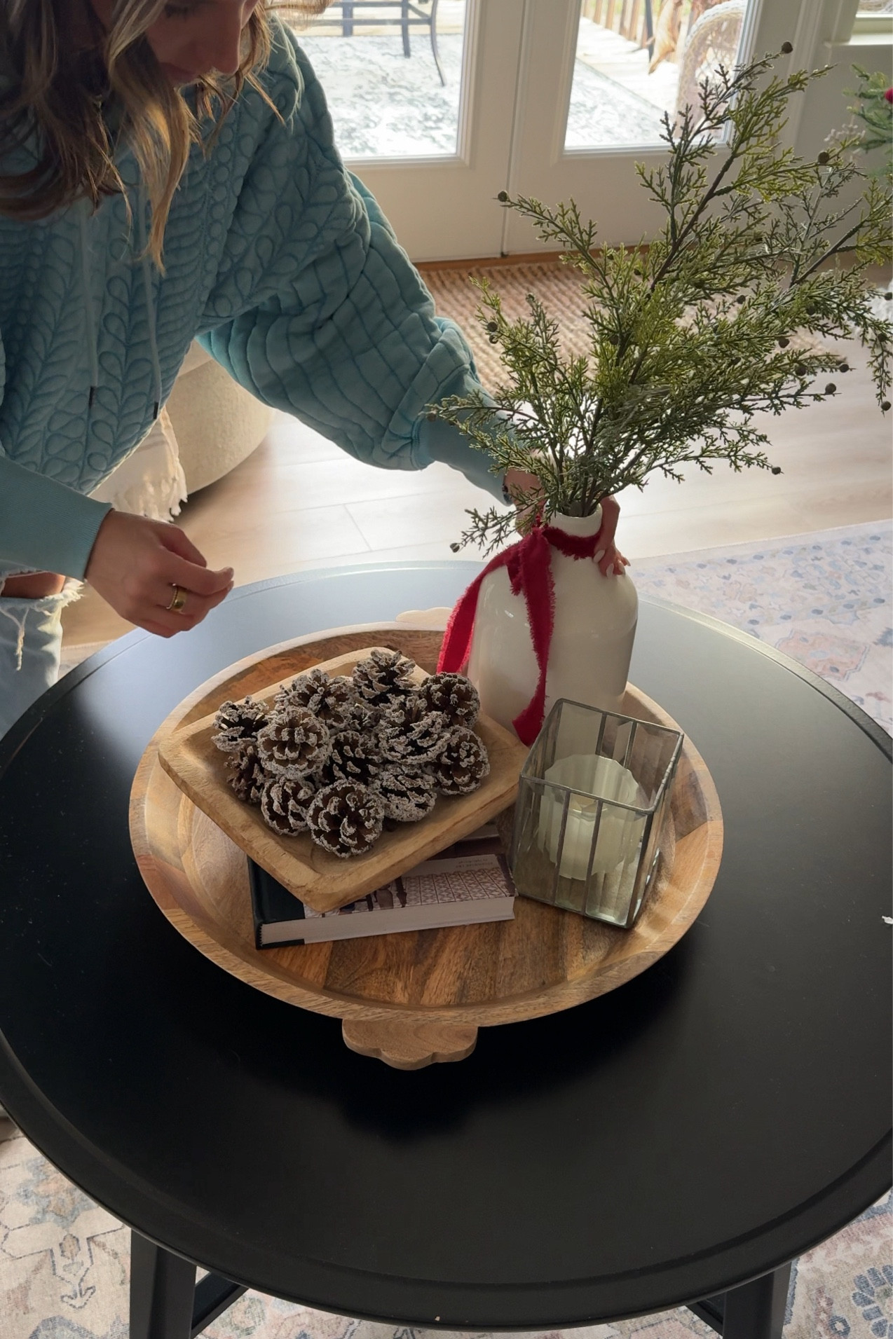 The new tray I got for the living room’ love love this wooden tray and I’ll be able to use it so much throughout the year 

#LTKHoliday #LTKSeasonal #LTKhome