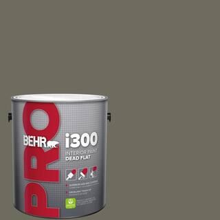 BEHR PRO 1 gal. #N370-6 Gladiator Gray Dead Flat Interior Paint PR31301 - The Home Depot | The Home Depot
