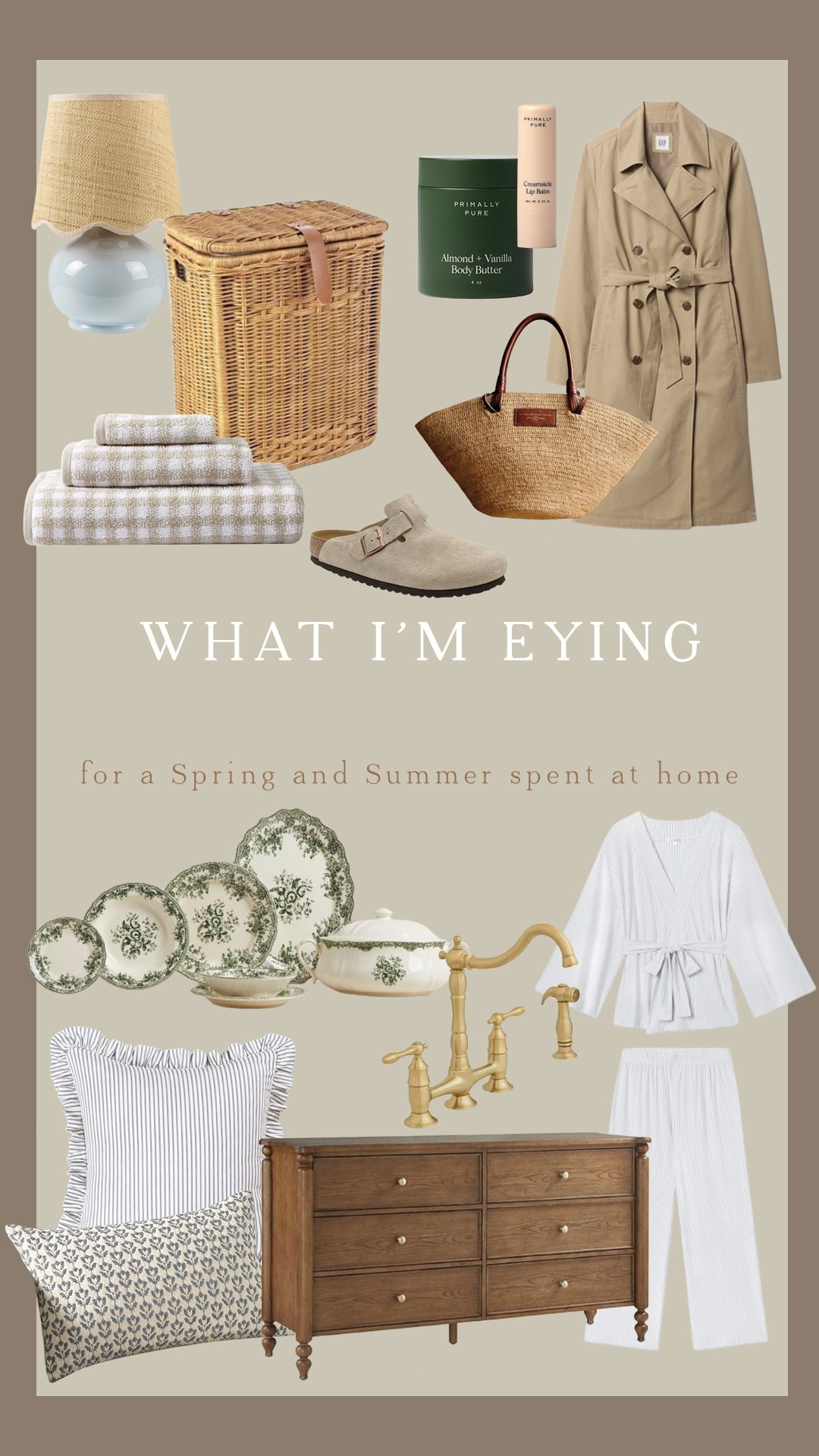 All the little things I’m eying and would like to be buying this Spring and into Summer hehe. To wear and for the home! Linked as many as I could below (the plates are from Zara and dresser is Ballard Designs)!

#LTKHome #LTKSeasonal #LTKGiftGuide