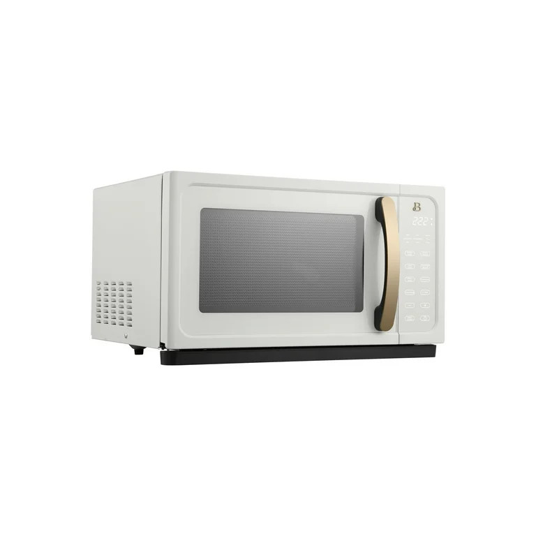 Beautiful 1.1 Cu ft Sensor Microwave Oven, White Icing by Drew Barrymore | Walmart (US)
