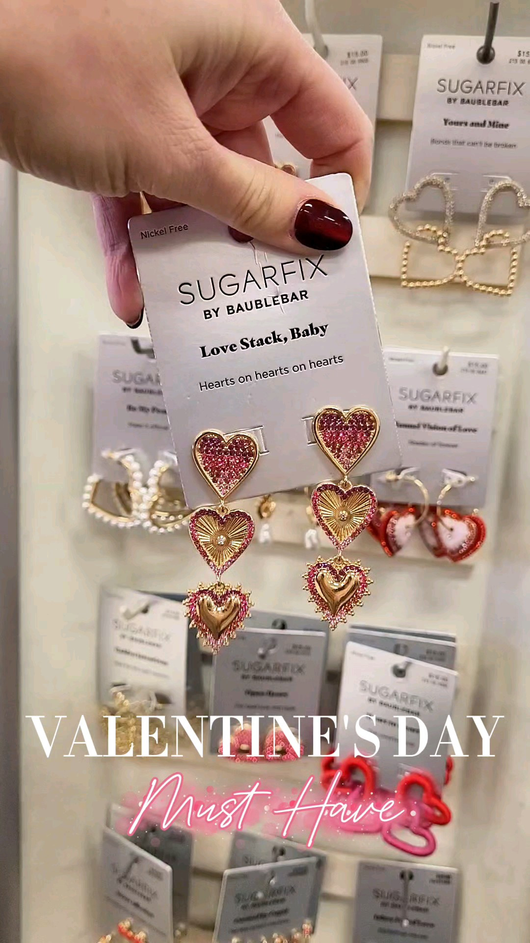 Must have earrings to complete your Valentine's Day outfit! Valentine's earrings,  heart earrings, holiday earrings,  jewelry

#LTKFindsUnder50 #LTKootd