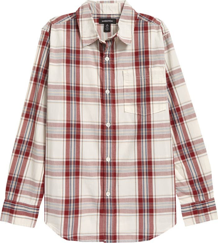 Poplin Button-Up Shirt | Nordstrom | Nordstrom
