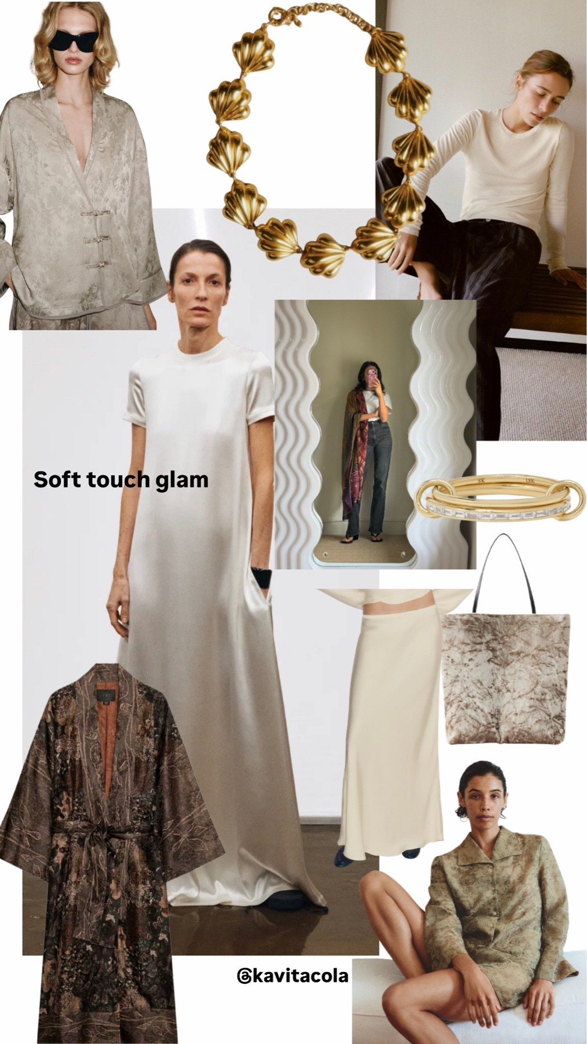 Soft touch glam... but casual