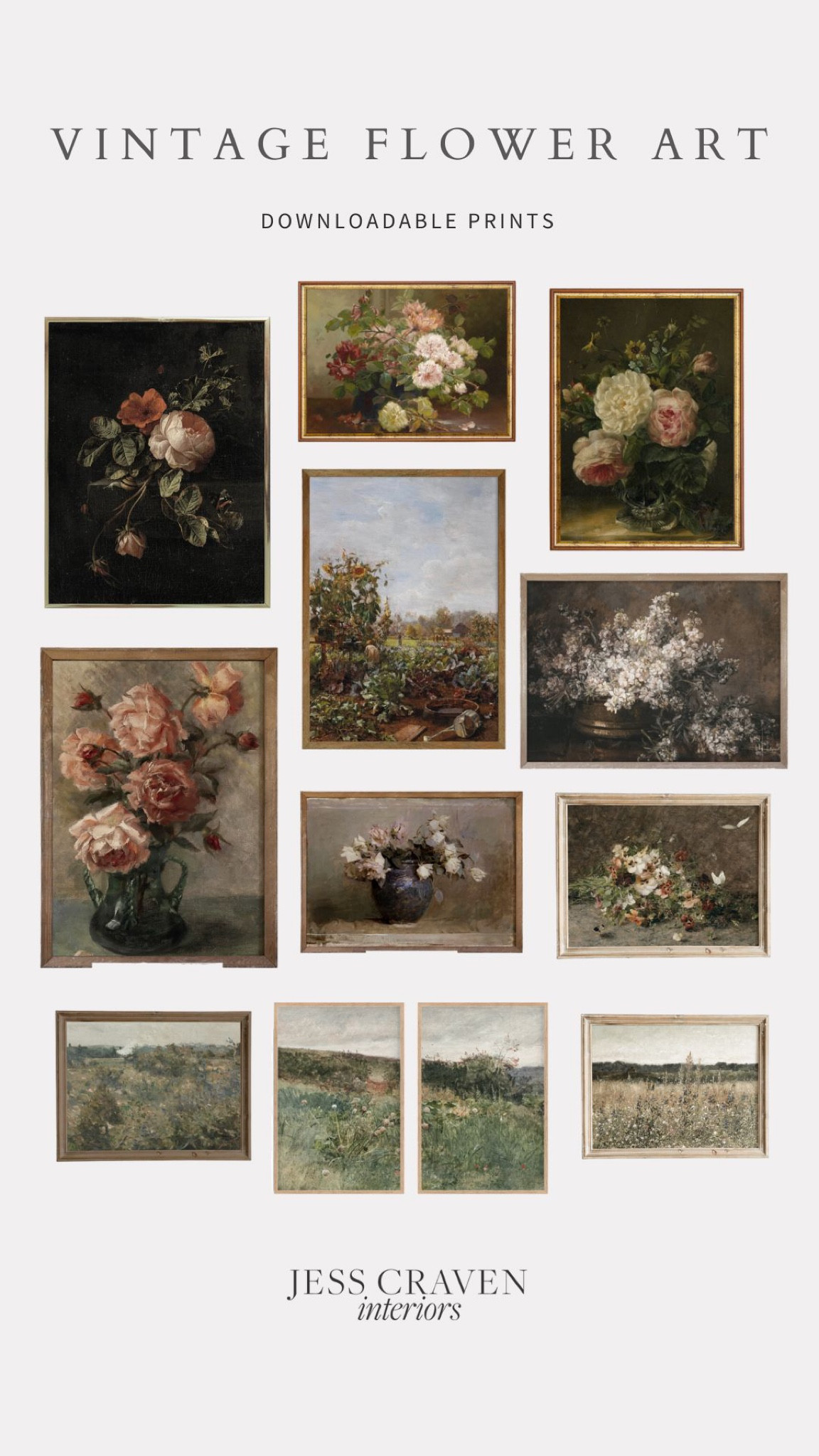 Vintage floral art, art prints, printable art, spring art refresh, artwork, vintage art

#LTKhome #LTKstyletip #LTKunder50