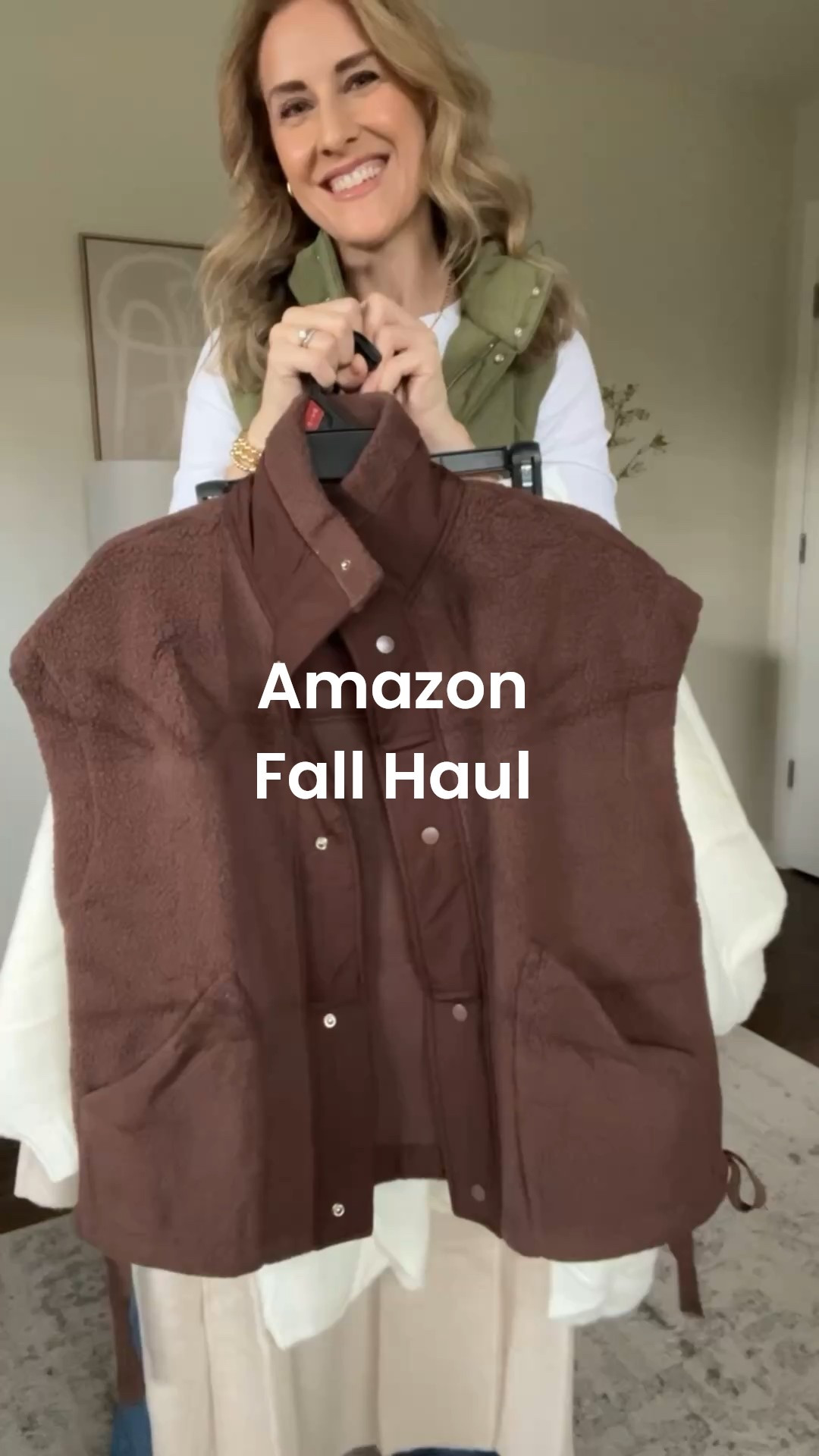 Amazon fall haul, winter vests, soft tunic sweater that’s cute layered with a skirt or leggings. The blouson sleeve cardigan is really soft and nice too. I got a small in each of these pieces. 5’8” 140lbs #amazonfashion Thanksgiving outfit inspo momstyle

#LTKFindsUnder50 #LTKFindsUnder100 #LTKOver40