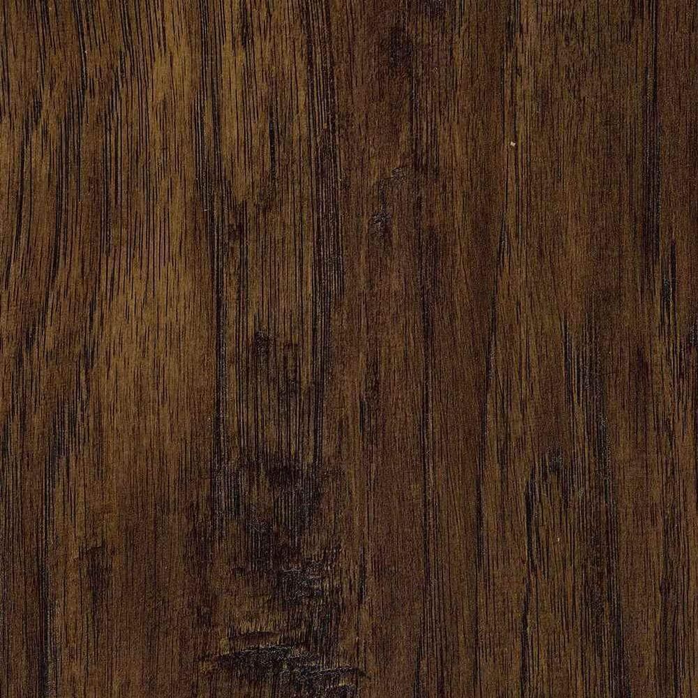 Hand scraped Saratoga Hickory 7 mm Thick x 7-2/3 in. Wide x 50-5/8 in. Length Laminate Flooring (... | The Home Depot