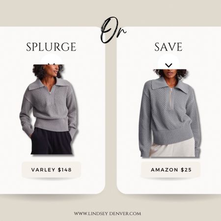 ✨Tap the bell above for daily elevated Mom outfits.

Varley dupes, look alikes
Open hole half zip sweater
Amazon sweater

"Helping You Feel Chic, Comfortable and Confident." -Lindsey Denver 🏔️ 


Easter dress Spring outfits Home decor Vacation outfits Living room decor Travel outfits Spring dress    Wedding Guest Dress  Vacation Outfit Date Night Outfit  Dress  Jeans Maternity  Resort Wear  Home Spring Outfit  Work Outfit
#Spring #teacher    #springoutfit #marcfisher  target #targetstyle #targethome #targetdecor #teenboy #targetfinds #nordstrom #shein #walmart #walmartstyle #walmartfashion #walmartfinds #amazonstyle #modernhome #amazon #amazonfinds #amazonstyle #style #fashion  #hm #hmstyle   #express #anthropologie#forever21 #aerie #tjmaxx #marshalls #zara #fendi #asos #h&m #blazer #louisvuitton #mango #beauty #chanel  #neutral #lulus #petal&pup #designer #inspired #lookforless #dupes #sale #deals ell #sneakers #shoes #mules #sandals #heels #booties #boots #hat #boho #bohemian #abercrombie #gold #jewelry  #celine #midsize #curves #plussize #dress # #vintage #gucci #lv #purse #tote  #weekender #woven #rattan # #minimalist #skincare #fit #ysl  #quilted #knit #jeans #denim #modern #diningroom #livingroom #bag #handbag #styled #stylish #trending #trendy #summer #summerstyle #summerfashion #chic #chicdecor #black #white  #jeans #denim  


Follow my shop @Lindseydenverlife on the @shop.LTK app to shop this post and get my exclusive app-only content!

#liketkit #LTKsalealert #LTKover40 #LTKfindsunder50
@shop.ltk
https://liketk.it/4zGKC