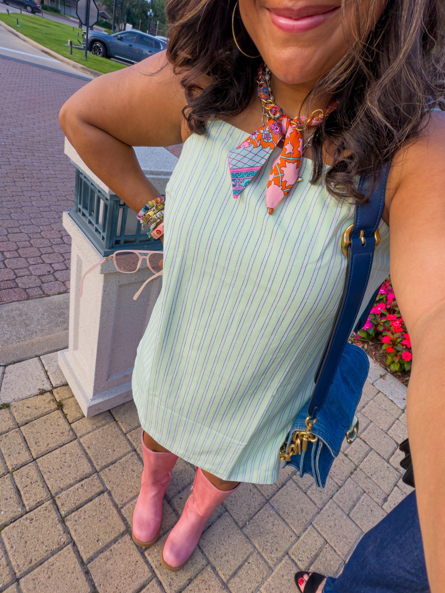 OOTD: what I wore for dinner out with my mom! Can’t believe I got this dress on sale for under $20! Wearing a medium petite!

#LTKmomlife #LTKootd