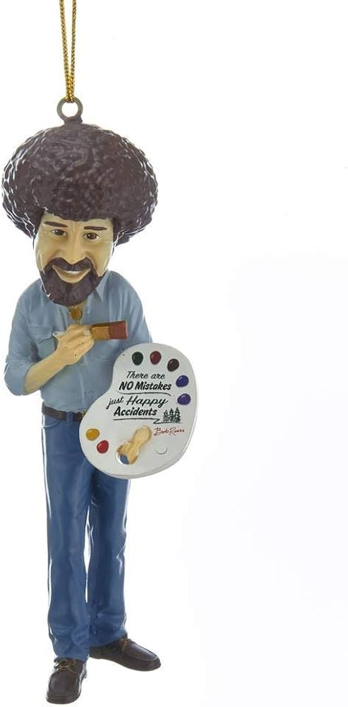Bob Ross Figural Christmas Tree Hanging Ornament BO2181 | Amazon (US)