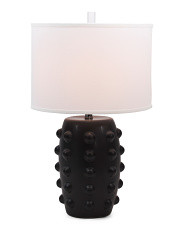 26in Ceramic Dots Lamp | TJ Maxx