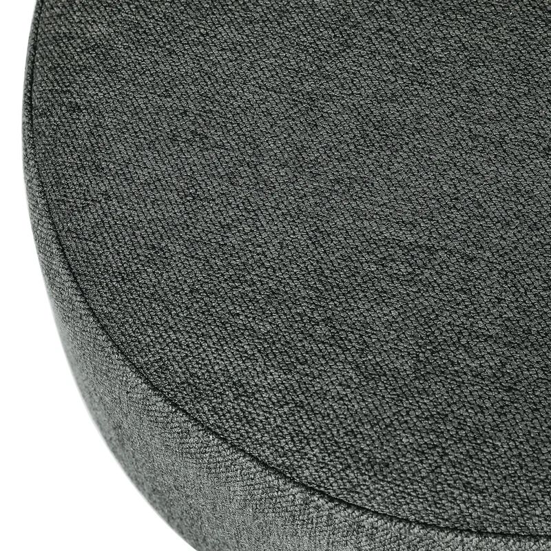 Denziel 15.3'' Wide Round Footstool Ottoman | Wayfair Professional