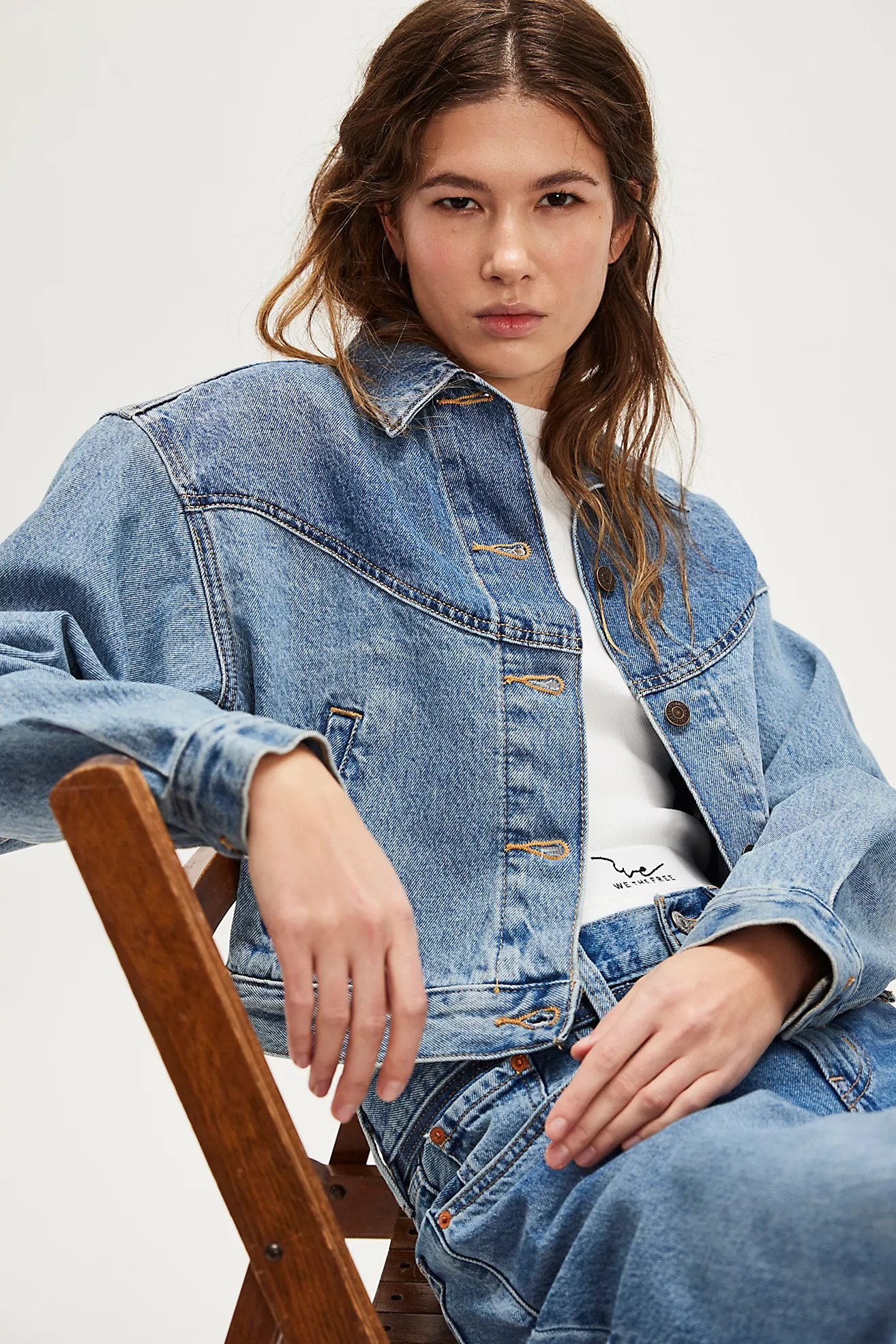Levi's Shrunken '90s Western Trucker Jacket | Free People (Global - UK&FR Excluded)