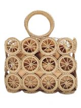 'Mindy' Multi Circle Straw Handbag (2 Colors) | Goodnight Macaroon