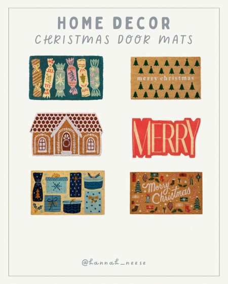 Christmas and winter outdoor door mats - outdoor Christmas decor doormats  

#LTKHolidaySale #LTKGiftGuide #LTKSeasonal