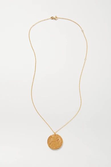 Il Leone Medallion gold-plated necklace | NET-A-PORTER (US)