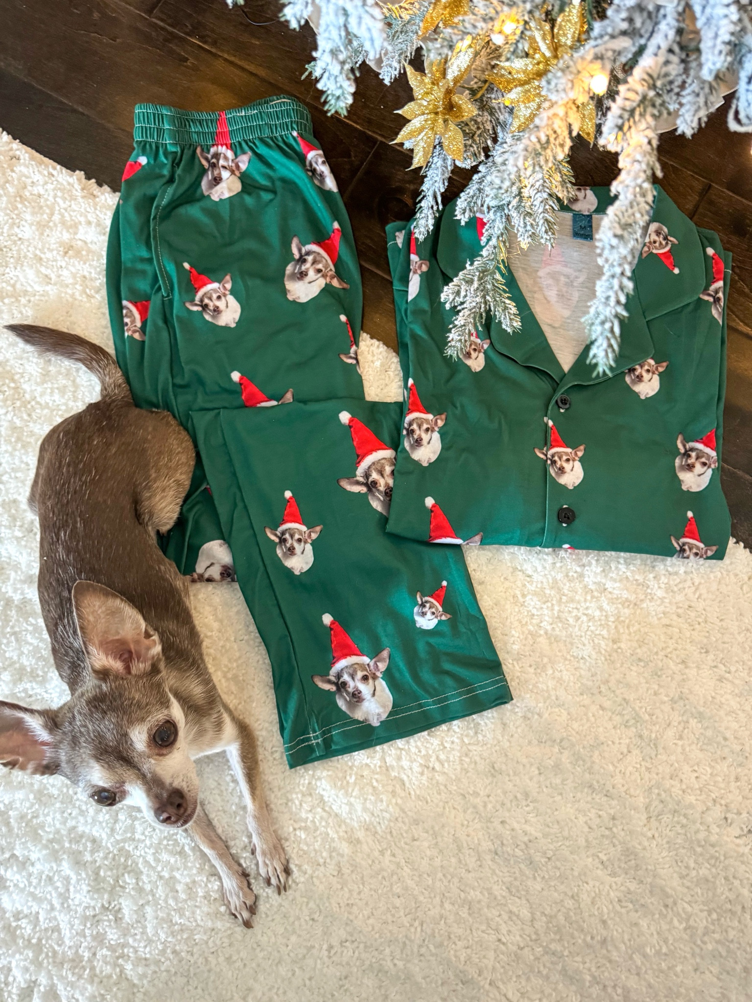 Custom Christmas pajamas, photo pajamas, dog pajamas, dog mom gifts

#LTKHoliday #LTKGiftGuide #LTKFamily