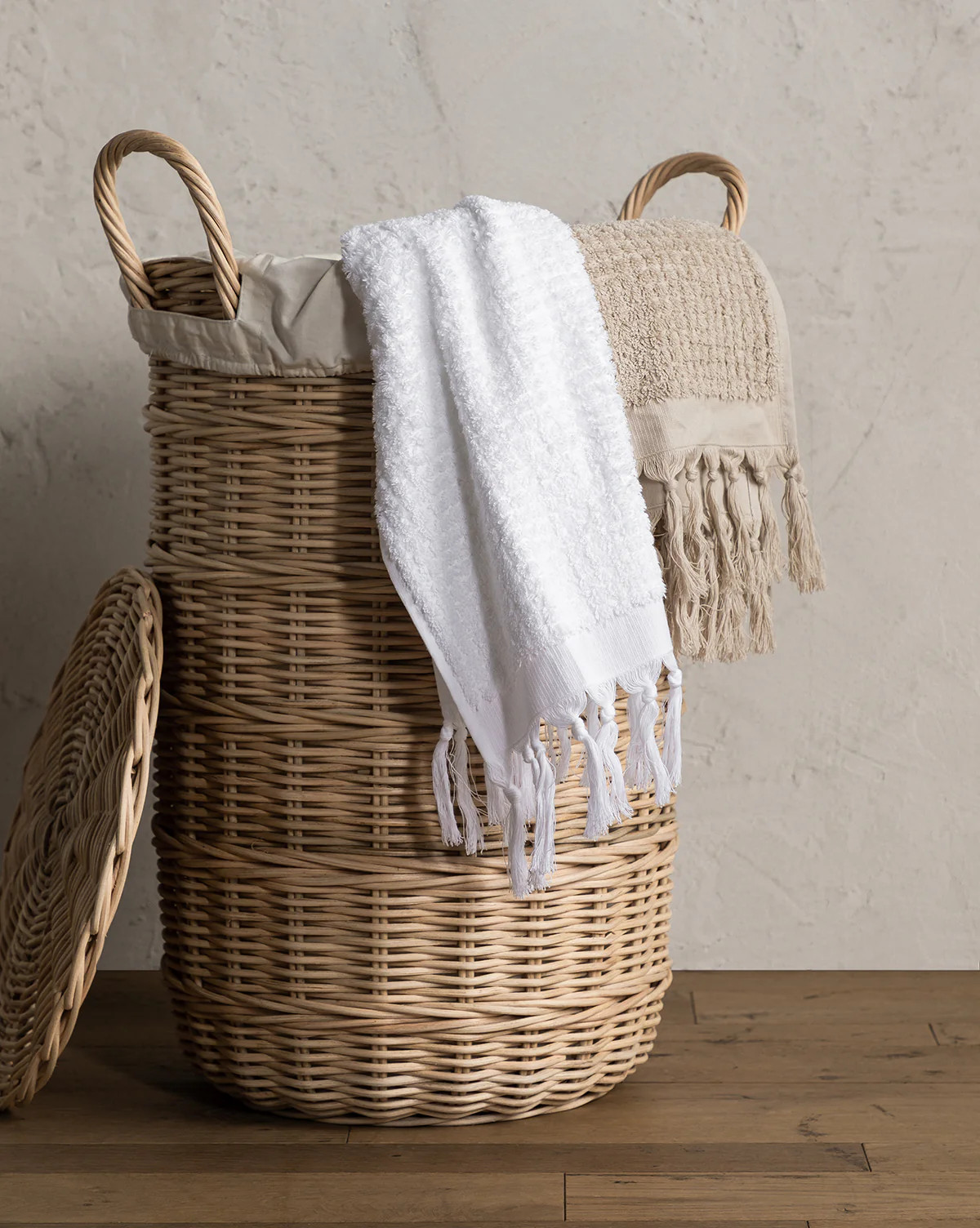 Rattan Lidded Laundry Bin | McGee & Co. (US)