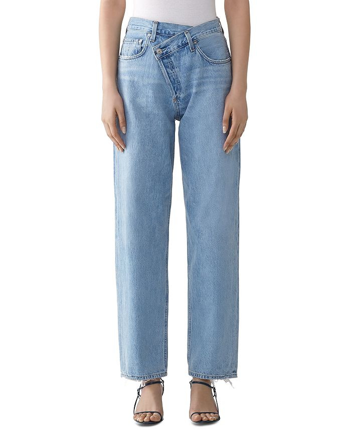 Suburbia Criss-Cross High-Rise Jeans | Bloomingdale's (US)