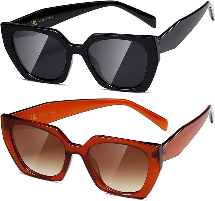 kimorn Sunglasses Womens and Men Trendy Retro Trendy Sun Glasses K1354 | Amazon (US)