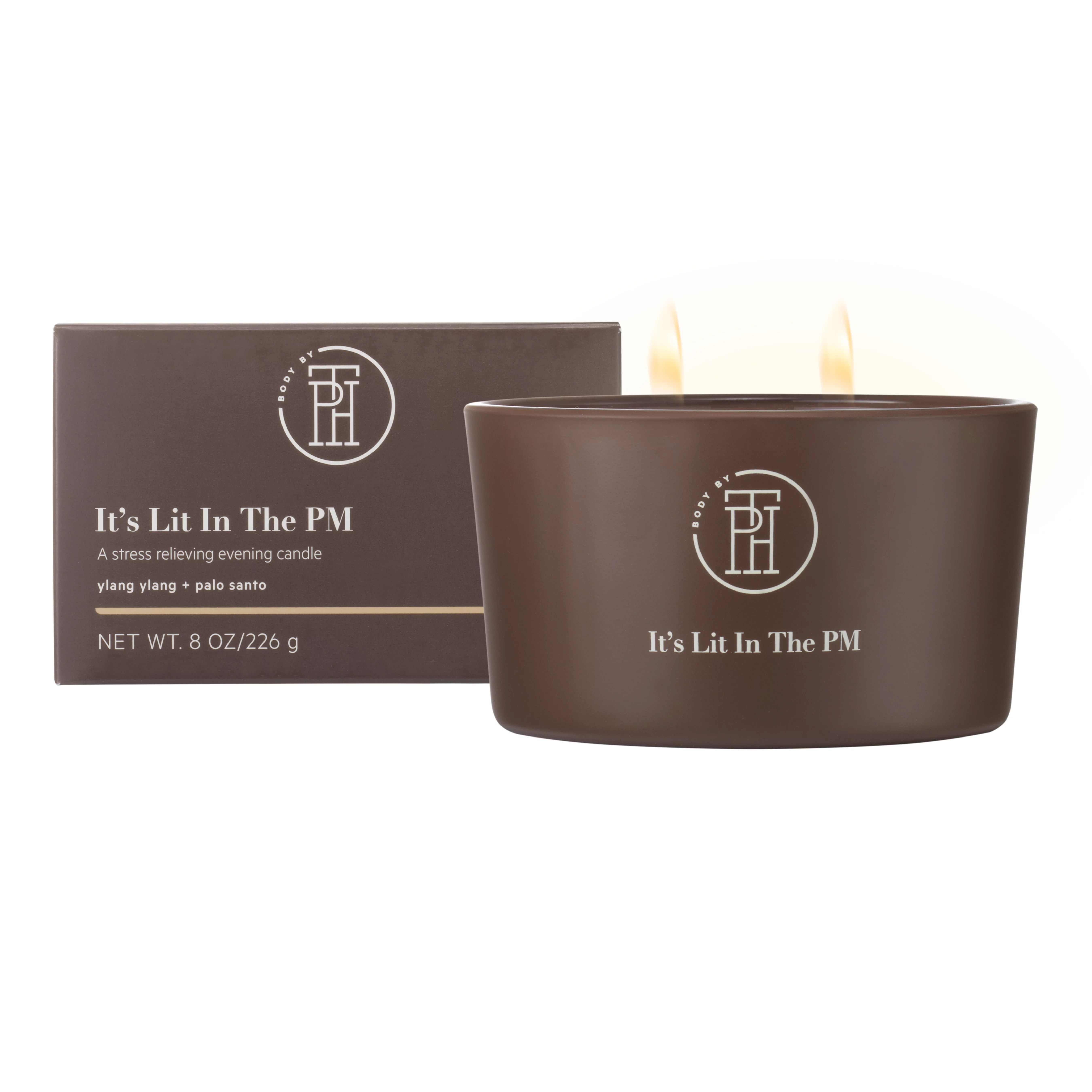 BODY BY TPH It’s Lit In The PM Aromatherapy Scented Stress Relief Candle with Patchouli, Coconu... | Walmart (US)