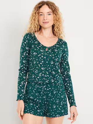 Cozy Ribbed Pajama Top | Old Navy (US)