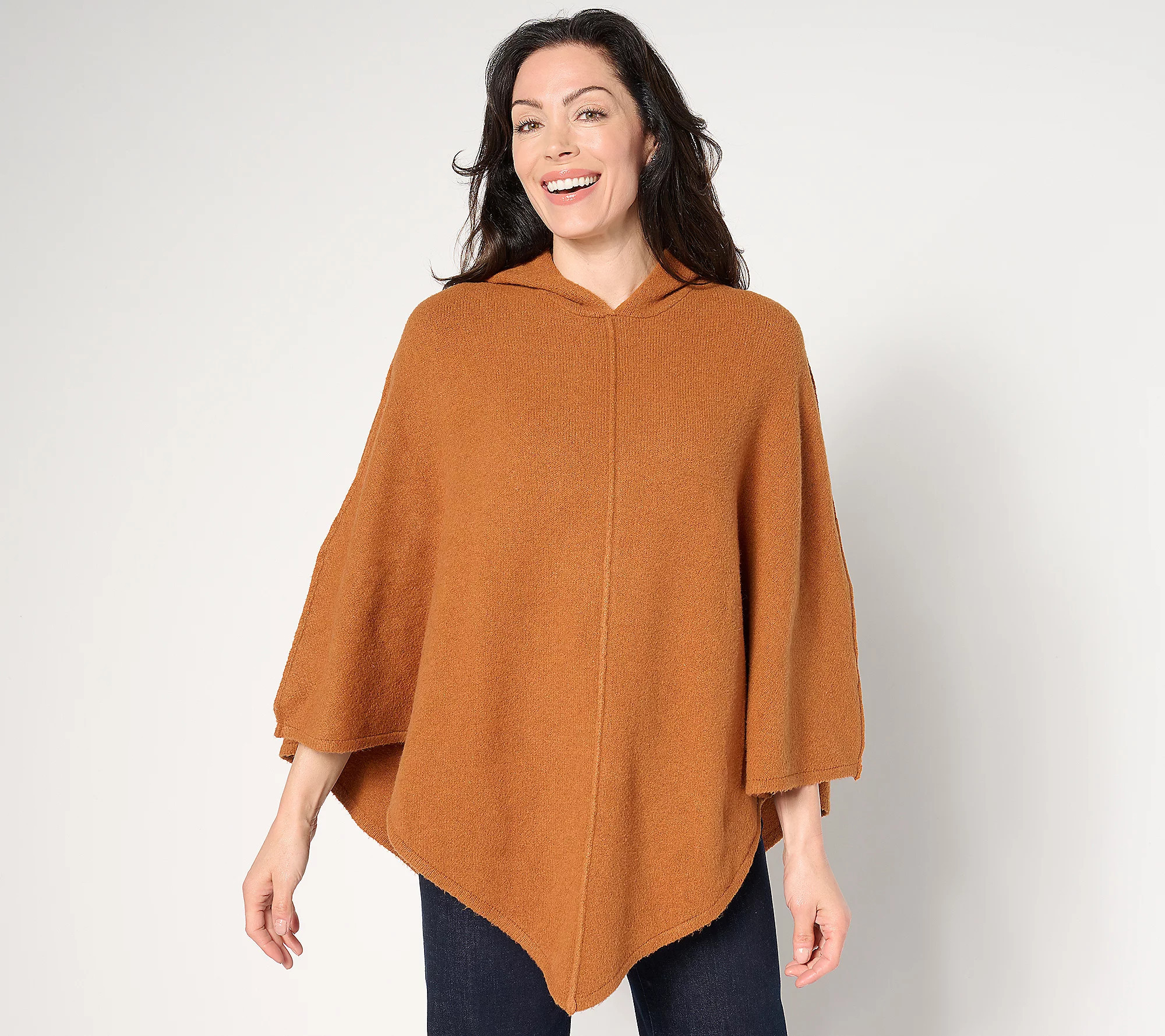 Me by Jennie Garth Coco Hooded Poncho | QVC