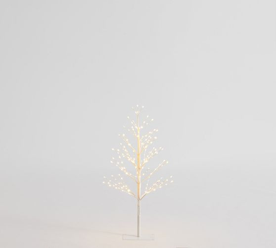 Lit Twinkling Twig White Birch Tree | Pottery Barn (US)