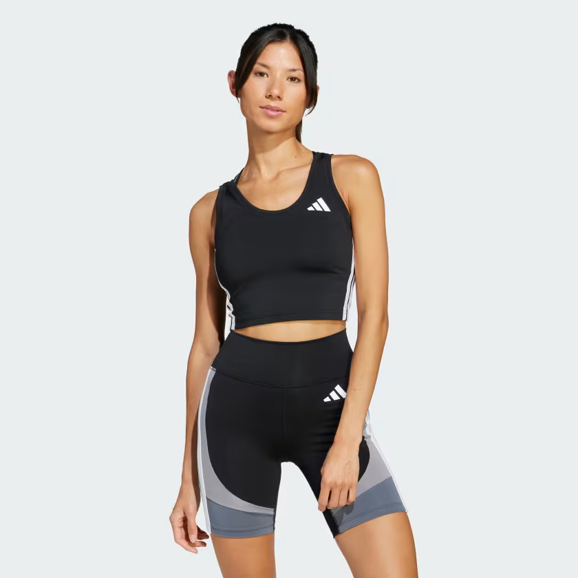 Train Essentials 3-Stripes Crop Tank Top | adidas (US)