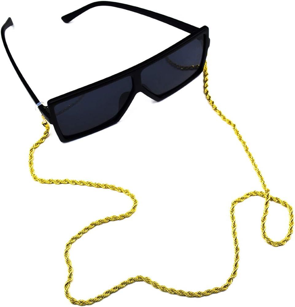 Passage 7 18K Gold Plated Snake Eyeglass Chain Stainless Steel Sunglass Strap Eyeglass Strap Hold... | Amazon (US)