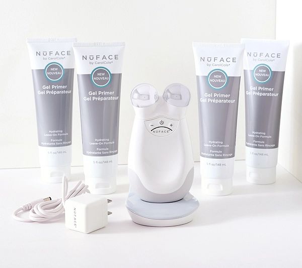 Ships 5/26 NuFACE Trinity Facial Toning Device w/1-Year Supply of Gels | QVC