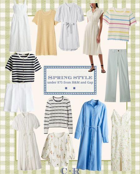 Gorgeous linen staples for spring and some punchy stripes to add to your wardrobe. Loving these new finds from h&m and gap! #linendress #springstyle #springsweater #springdress

#LTKstyletip #LTKfindsunder100