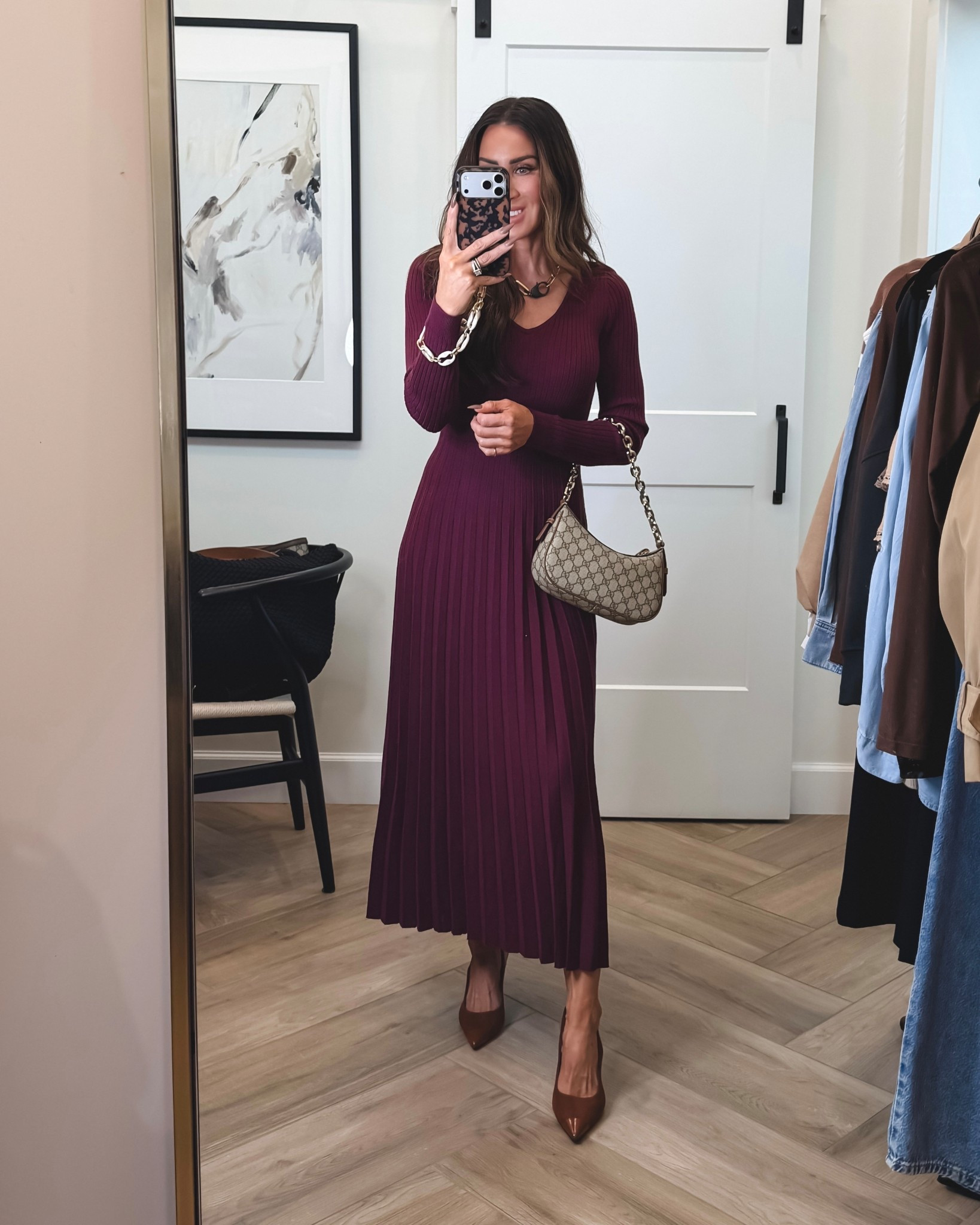 What I wore to Grayson’s dance recital 
Amazon midi length sweater dress sz small 
Heels tts 
Jewelry ..save with code kim15

#LTKootd #LTKOver40 #LTKGiftGuide