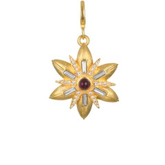 Floral Starburst Clip-On Charm | Sequin