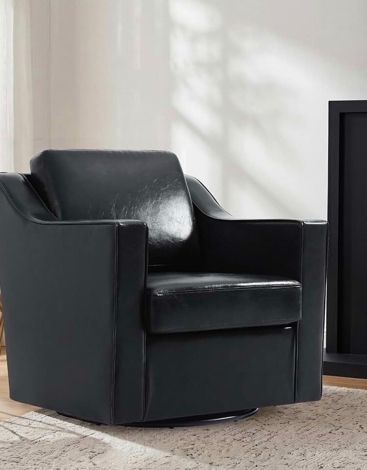 Just ordered today ! Black Leather Swivel Chair from @amazon #amazonpartner

#LTKHome
