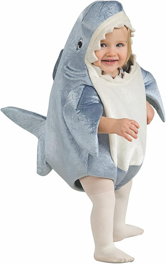 Rubie's Unisex-Child Deluxe Shark Costume Romper | Amazon (US)
