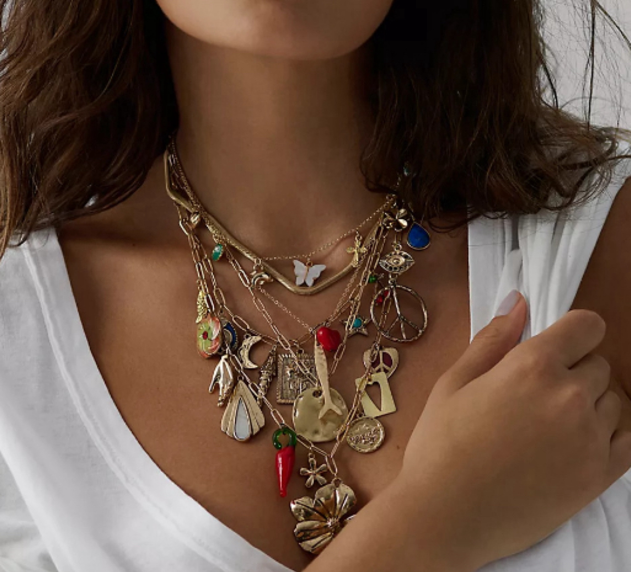 My favorite chunky charm necklace! 

#LTKStyleTip #LTKSeasonal #LTKFindsUnder50