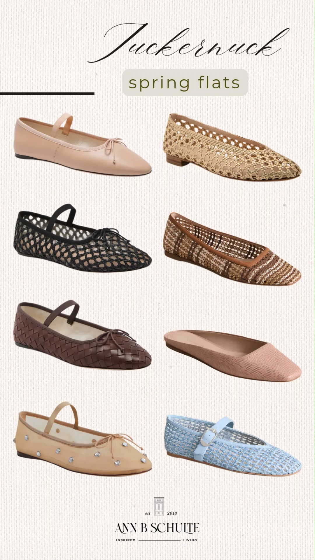 Tuckernuck spring flats keep things polished, playful, and ready for every sunny step. Easy style, happy feet. 🌷👡✨
#Tuckernuck #SpringFlats #FlatShoes #SpringStyle #OOTDInspo #LTKStyle #PreppyStyle #WomenShoes #SeasonalStyle #SpringFashion 

 #LTKootd
